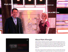 Tablet Screenshot of mattallwright.com